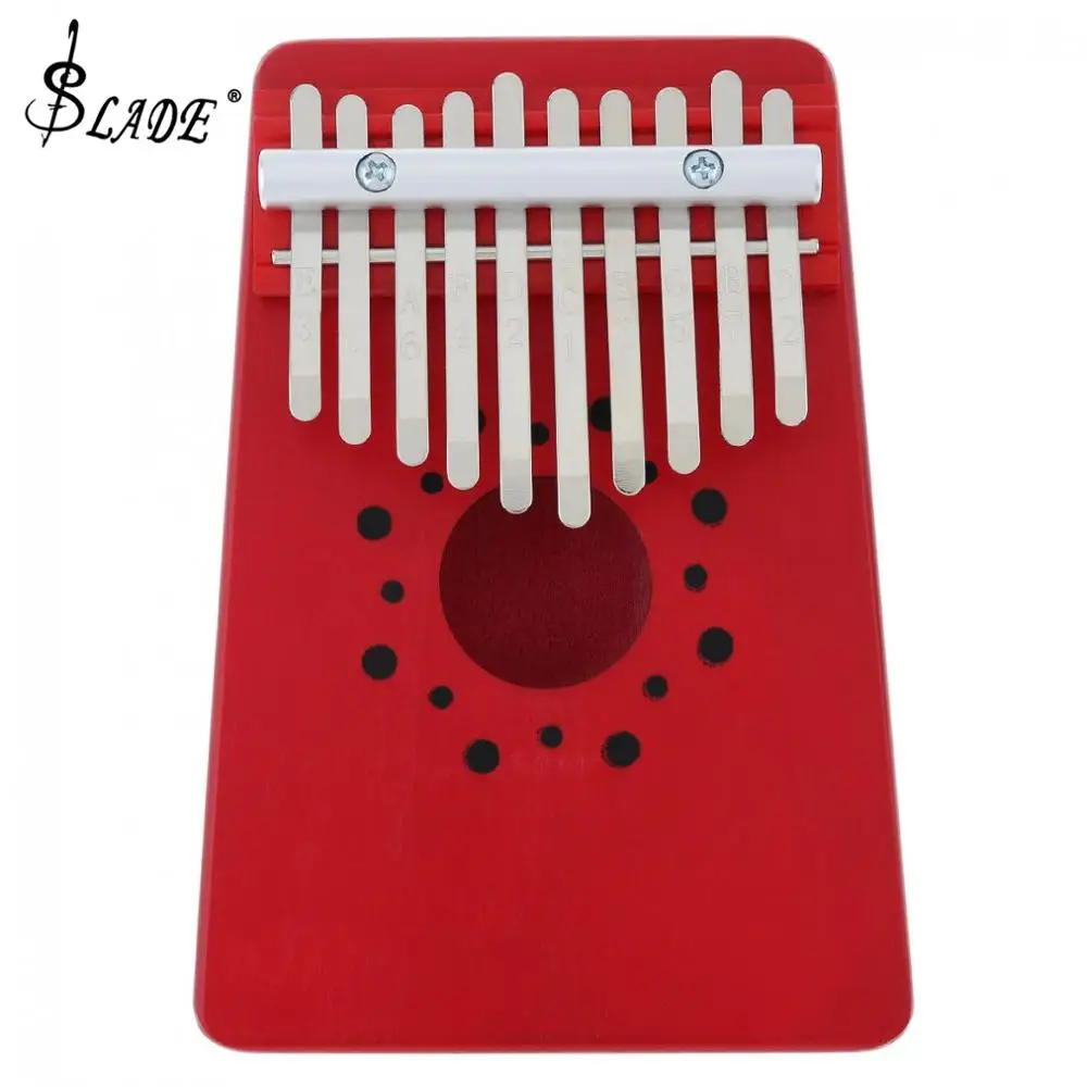 Slade 10 клавишная мини клавиатура Kalimba Pine Thumb Piano Mbira с наклейкой на тон|Пианино| |