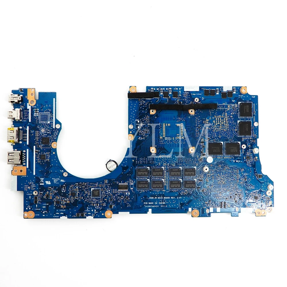 Материнская плата N501JW 4 Гб ОЗУ материнская для ASUS G501J UX50JW FX60J UX501J