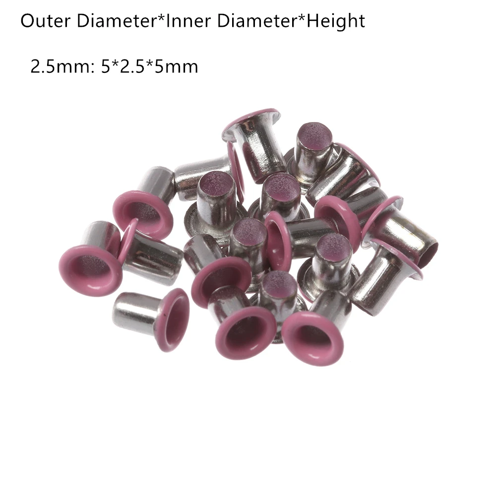 20 шт. мини-кнопок для ушей пряжки кукольного ремня цветные металлические кнопки