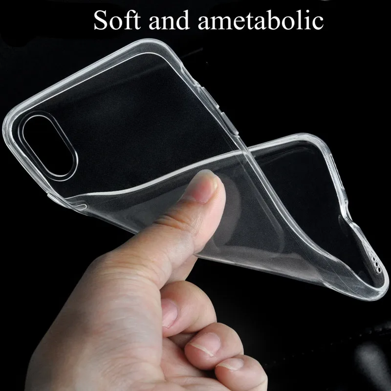 Чехол для iPhone 11 прозрачный мягкий чехол из ТПУ тонкий с поддержкой беспроводной