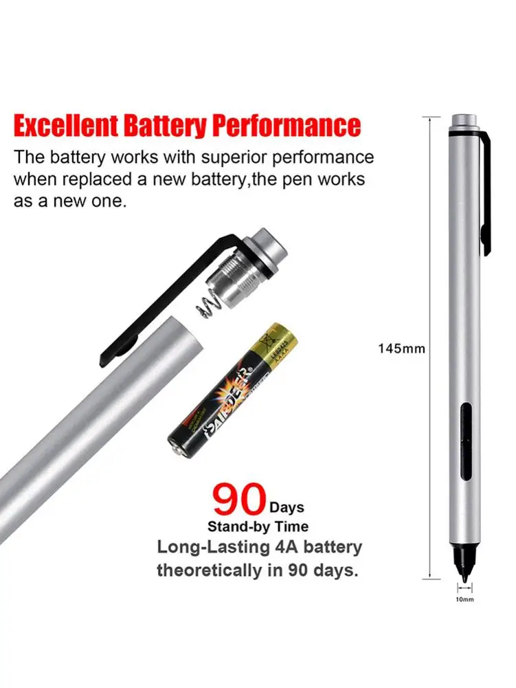 Портативная ручка стилус для планшета рисования microsoft Surface Go Pro 6 5 4 3/ASUS/hp/SONY/ACER| |