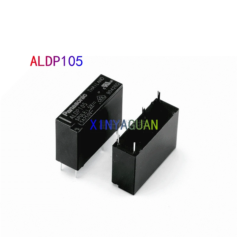 1 шт. реле ALDP105 ALDP112 ALDP124 DC5V/12 V/24 V 4Pin 5A 250V может заменить реле G5NB-1A-E HF46F - Габаритные размеры: ALDP105