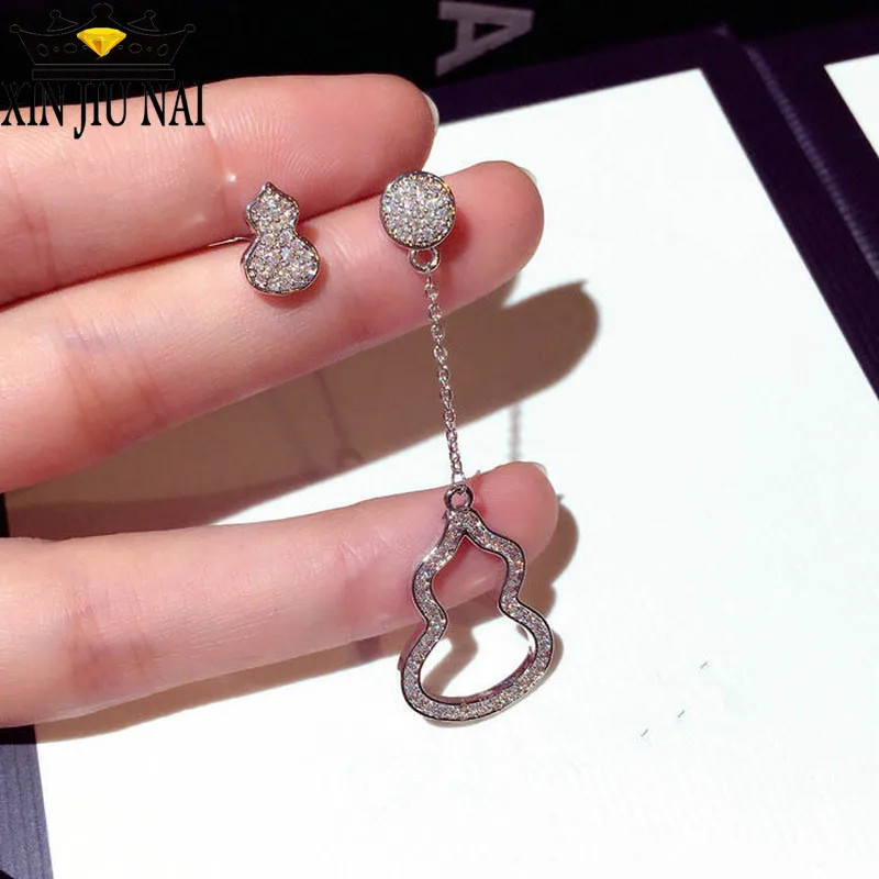 

Серьги-подвески женские из серебра 925 пробы, 5 А