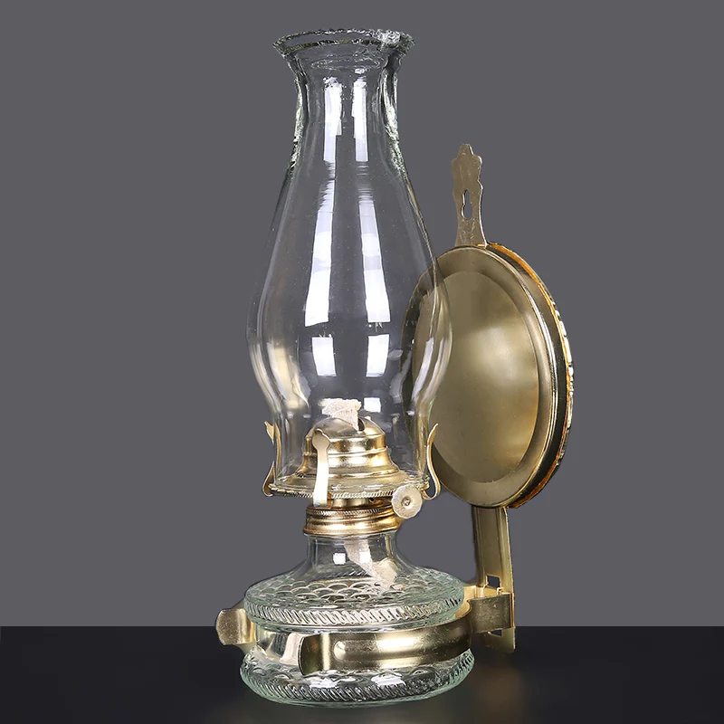 ヴィンテージスタイルのレトロな灯油ランプ,大きなサイズのヴィンテージノスタルジア,古い韓国のファッションライト,テーブルランプ