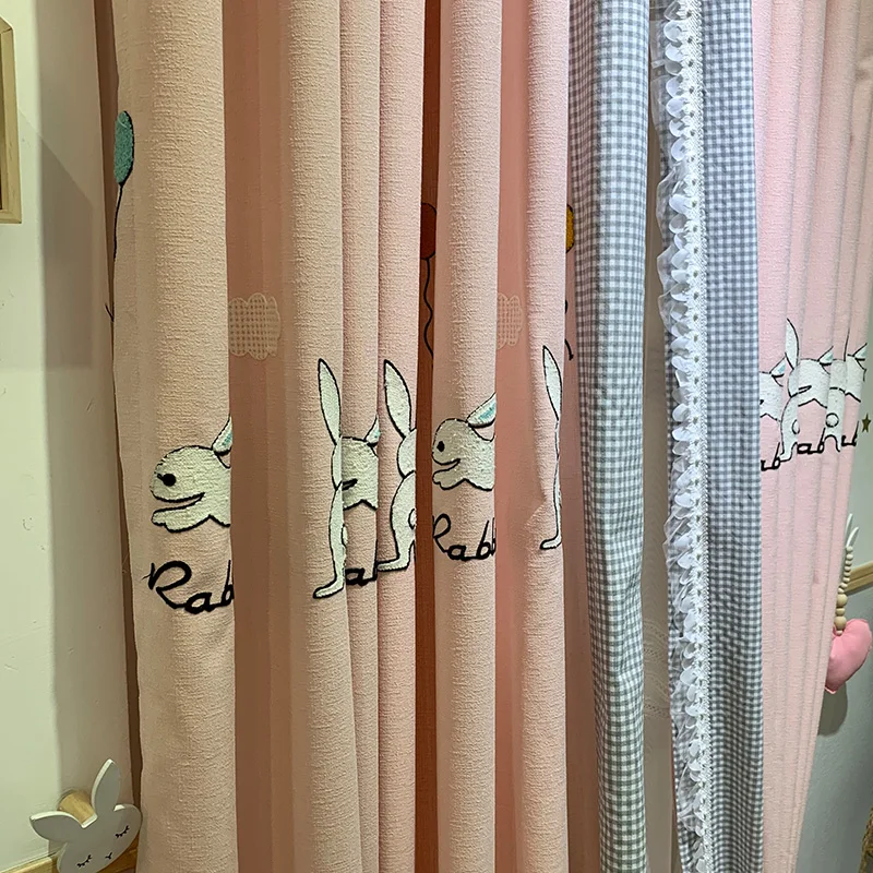 

New Luminous Curtain Children's Room Cartoon Small House Boy Bedroom Girl Room Moonlight Floating Curtain Head