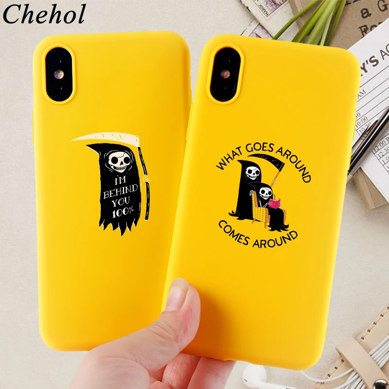 Чехлы для телефонов на Хэллоуин IPhone 12 SE 11 8 7 6s Plus Pro X XS MAX XR чехол с черепом из