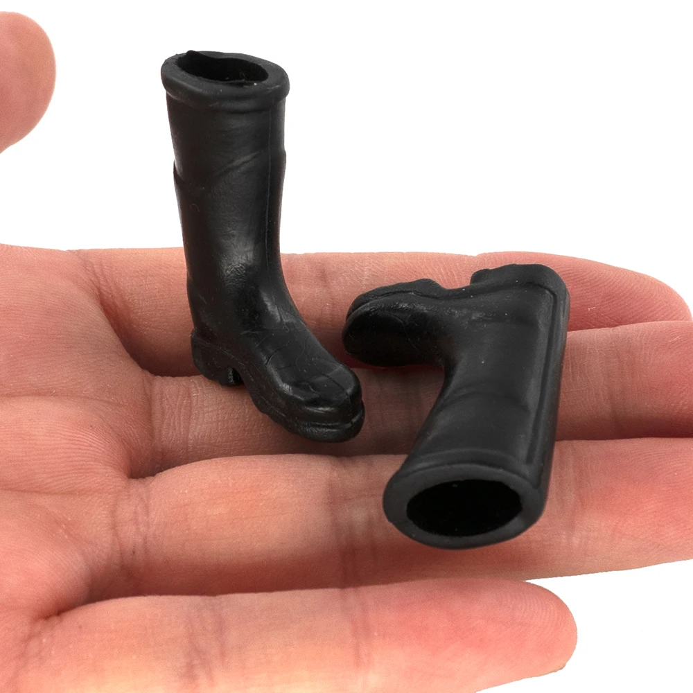 

1/12 Doll House Miniature Rain Shoes Simulation Furniture Long Rain Boots Model Toy For Mini Decoration Dollhouse Accessories