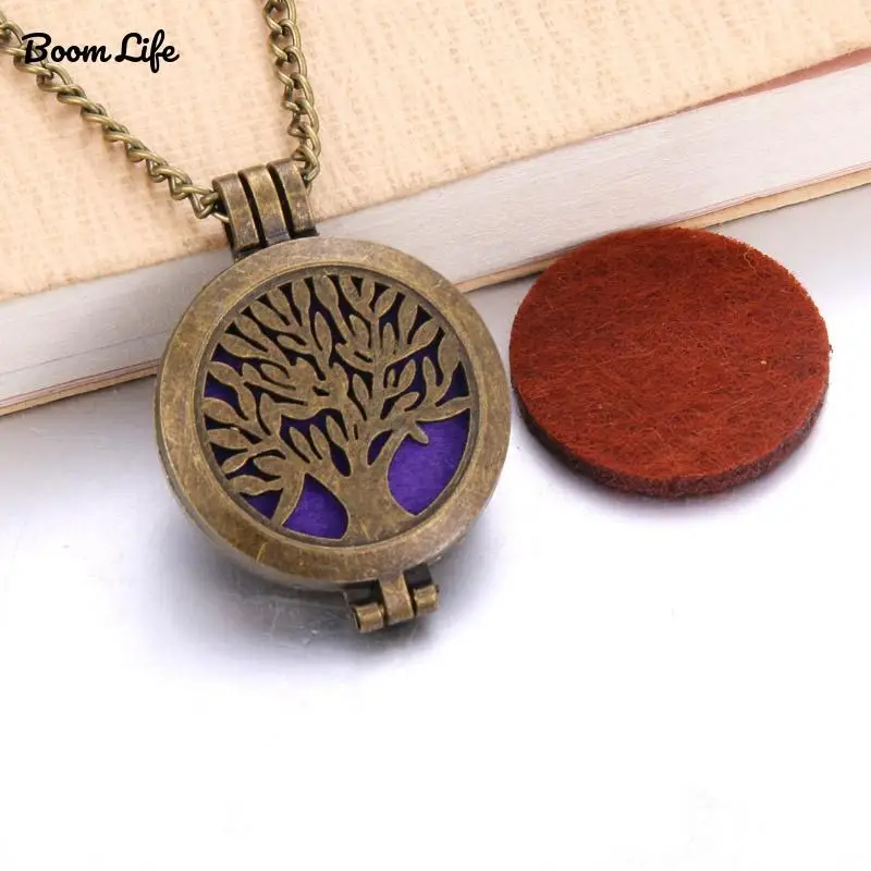 Винтажное аромадиффузор Дерево жизни ожерелье Парфюмерное масло эфирное