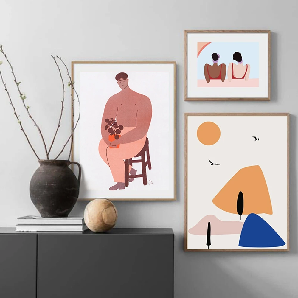 

Watch The Sunrise Wall Art Canvas Painting Nordic Posters And Prints Wall Pictures For Room Wall Pictures Baby Kids Room Decor