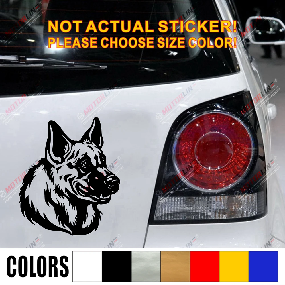 Немецкая овчарская собака K9 Автомобильная Наклейка Виниловая наклейка выбрать