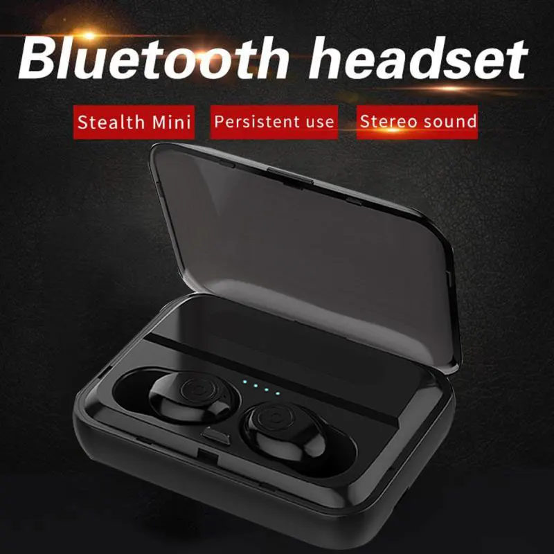 Беспроводной наушники-вкладыши TWS Bluetooth 5 0 наушники Водонепроницаемый HD