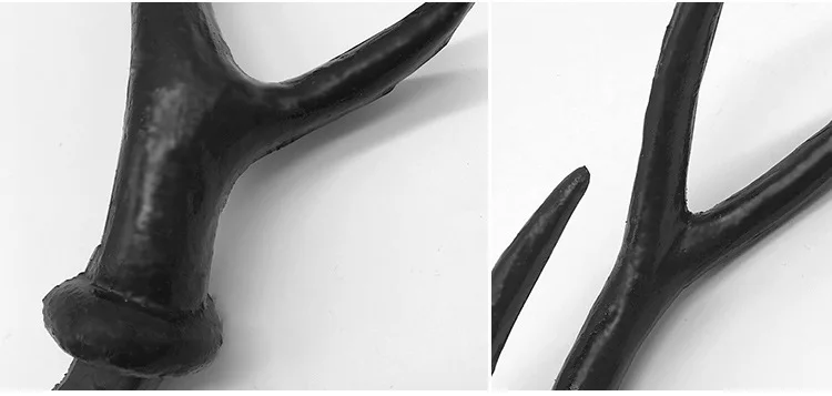 Черная Рождественская пара искусственный головной убор с рогами повязка на