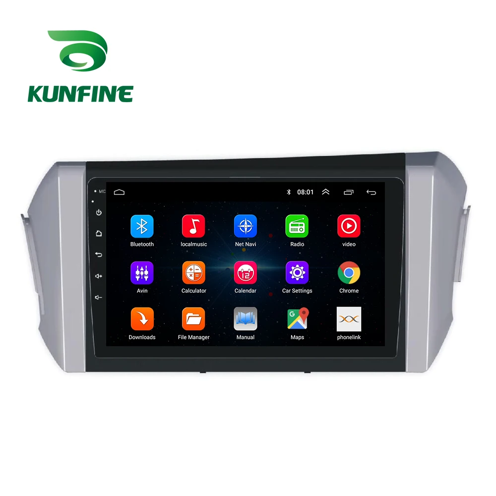 Восьмиядерный Android 10 0 автомобильный DVD GPS навигационный плеер Deckless стерео для Toyota