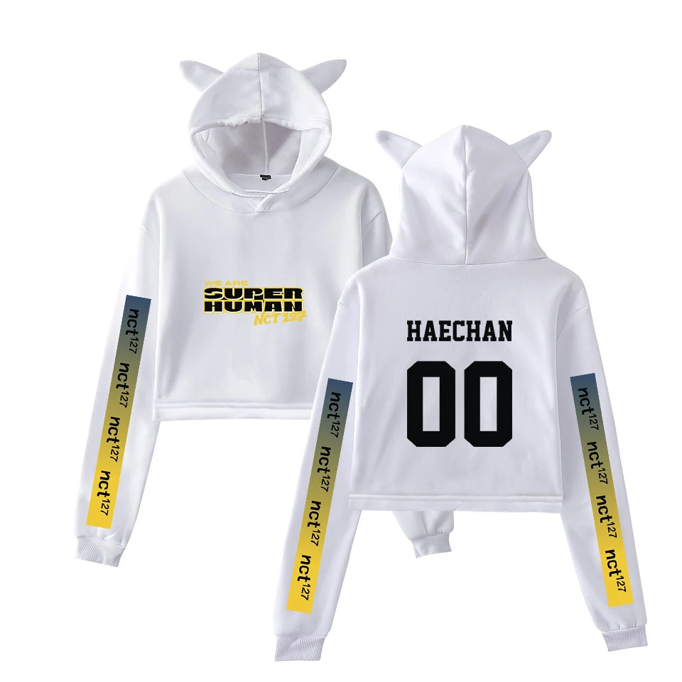 NCT 127 Новинка мы суперчеловеческие худи женский модный пуловер короткая рубашка