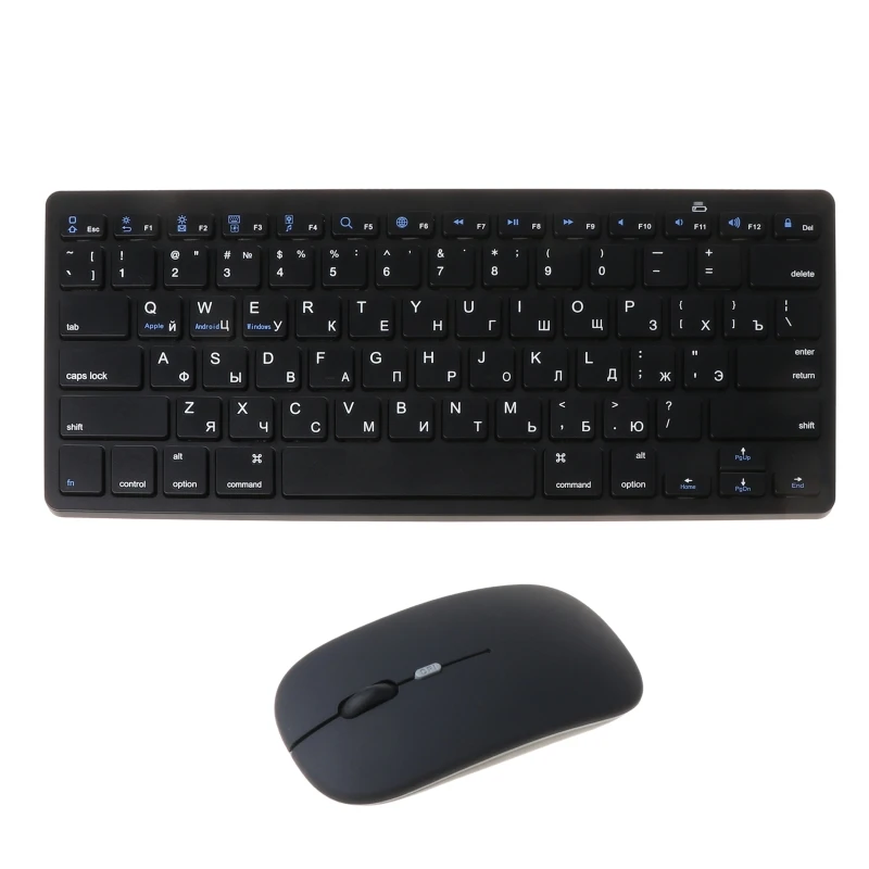 

2.4G Wireless Ultra-Thin Silent Keyboard Mouse Set for Notebook Laptop Desktop PC