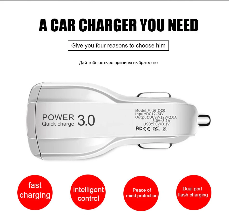 Олаф зарядное устройство для мобильного телефона s Quick Charge 3,0 быстрое автомобильное зарядное устройство 1 м нейлон type C USB cabl для samsung s8 s9 s10 plus huawei P20 P30
