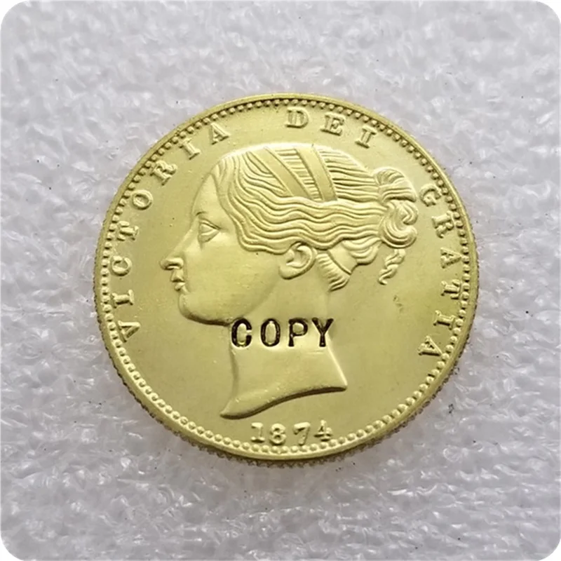 1839 1841 1858 1874 Queen Виктория Великобритания Золотая монета соверен | Дом и сад