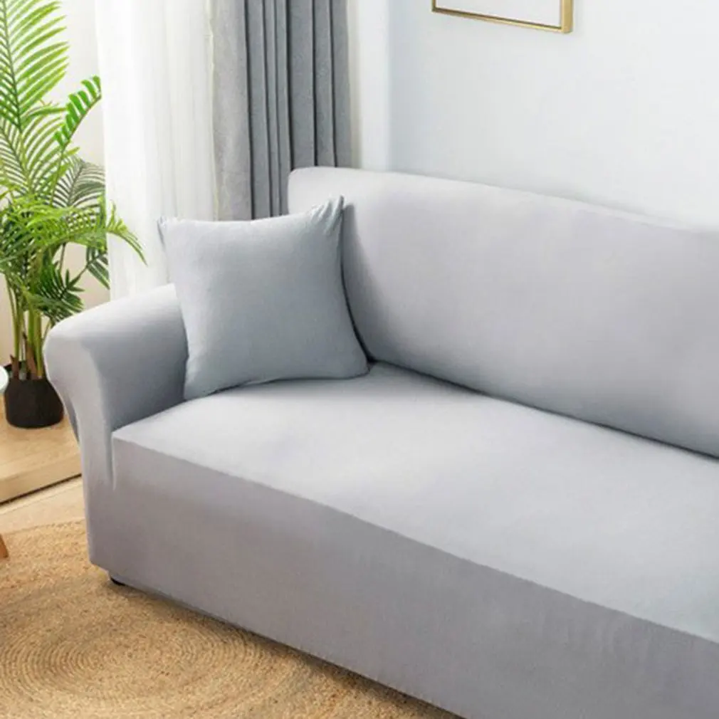 

Elastic Plain Solid Sofa Cover Stretch Tight Wrap All-inclusive Sofa Cover for Living Room funda sofa Couch Cover ArmChair Cover
