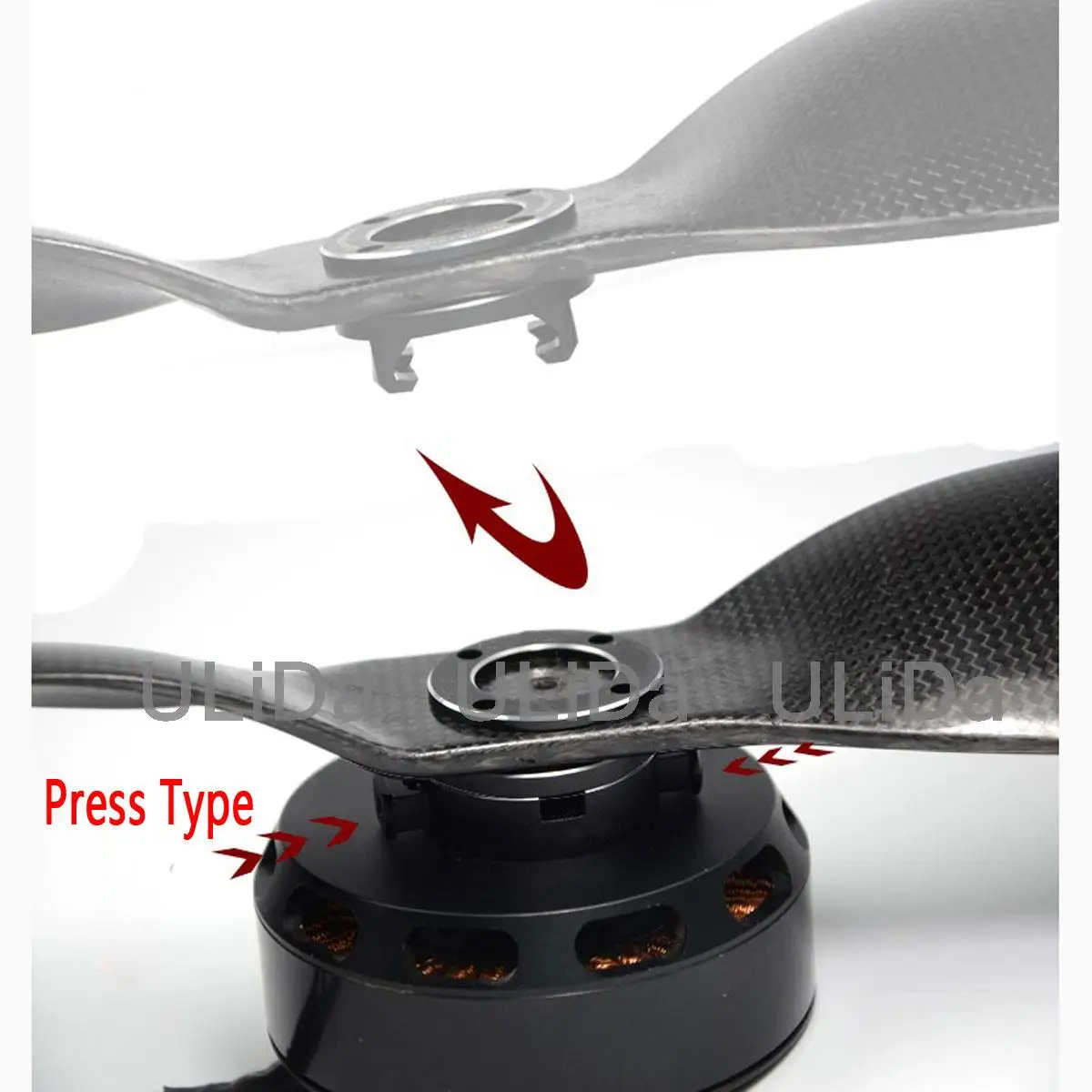 3131 металлический алюминиевый быстроразъемный 31 мм адаптер пропеллера типа M3 / M4