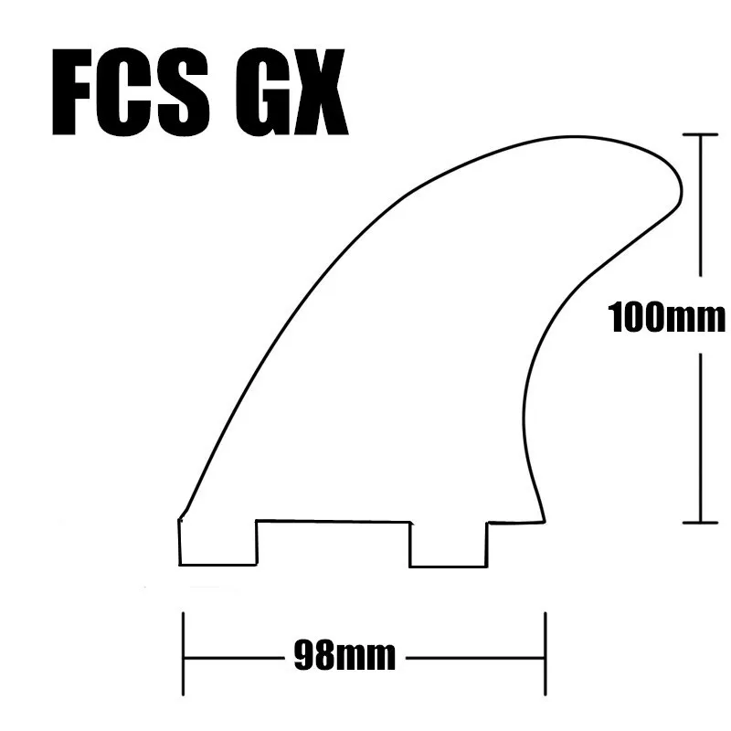 FCS GX наборы плавников задние плавники (доска для серфинга) пластик нейлон +