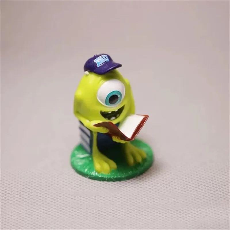 

Disney Monsters University Mike Wazowski Mr Q 5cm Action Anime Doll PVC Action Figures Toys For Kids Gifts