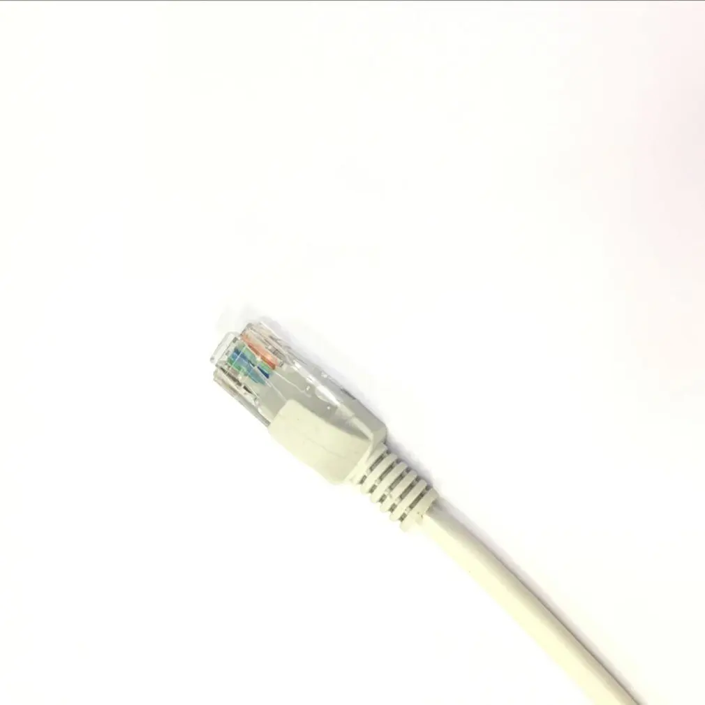 Cat 6 Ethernet кабель плоский с кабельными зажимами Интернет сетевой высокоскоростной