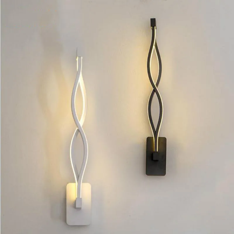 Прикроватная светодиодная настенная лампа для спальни креативная простота