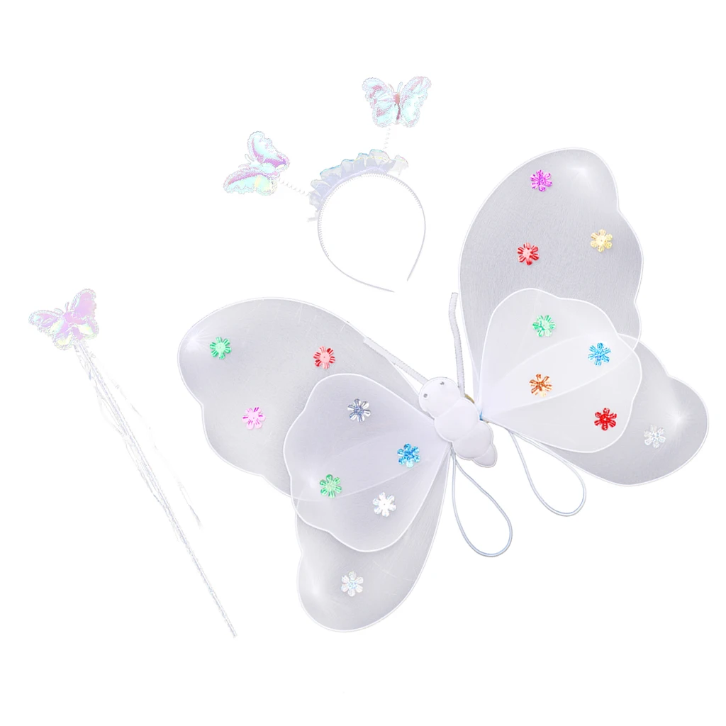 3 шт. Детская повязка на голову с бабочкой| |