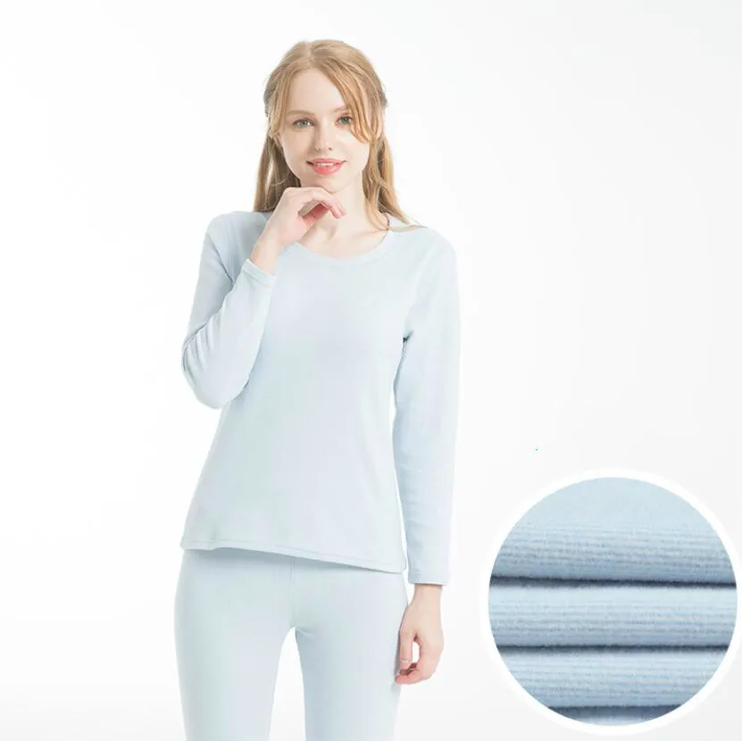 winter wear women Нижнее белье зимнее теплое Ropa Termica Mujer мужское термобелье женский костюм с начесом длинный рукав термо рубашка кальсоны - Цвет: winter wear women