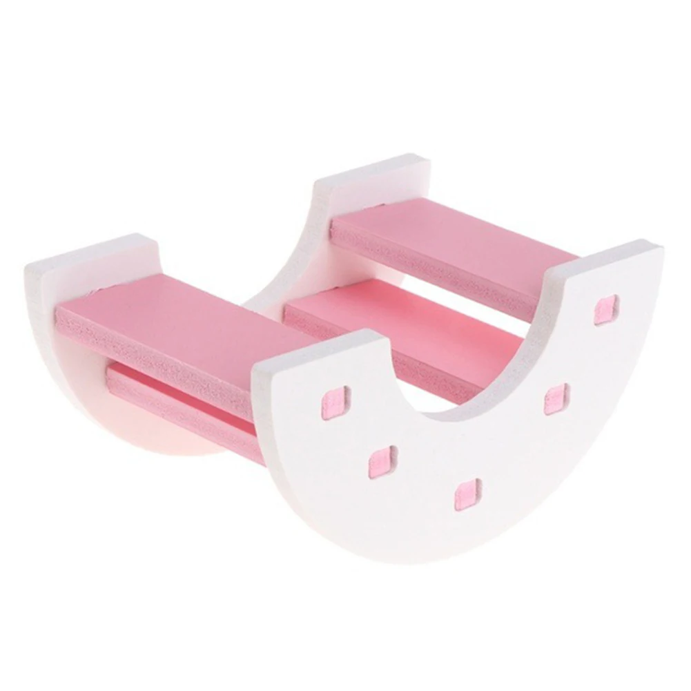 Hamster Hedgehog Rainbow Arch Bridge Small Animal Play Ladder Climb Kit Toy | Дом и сад