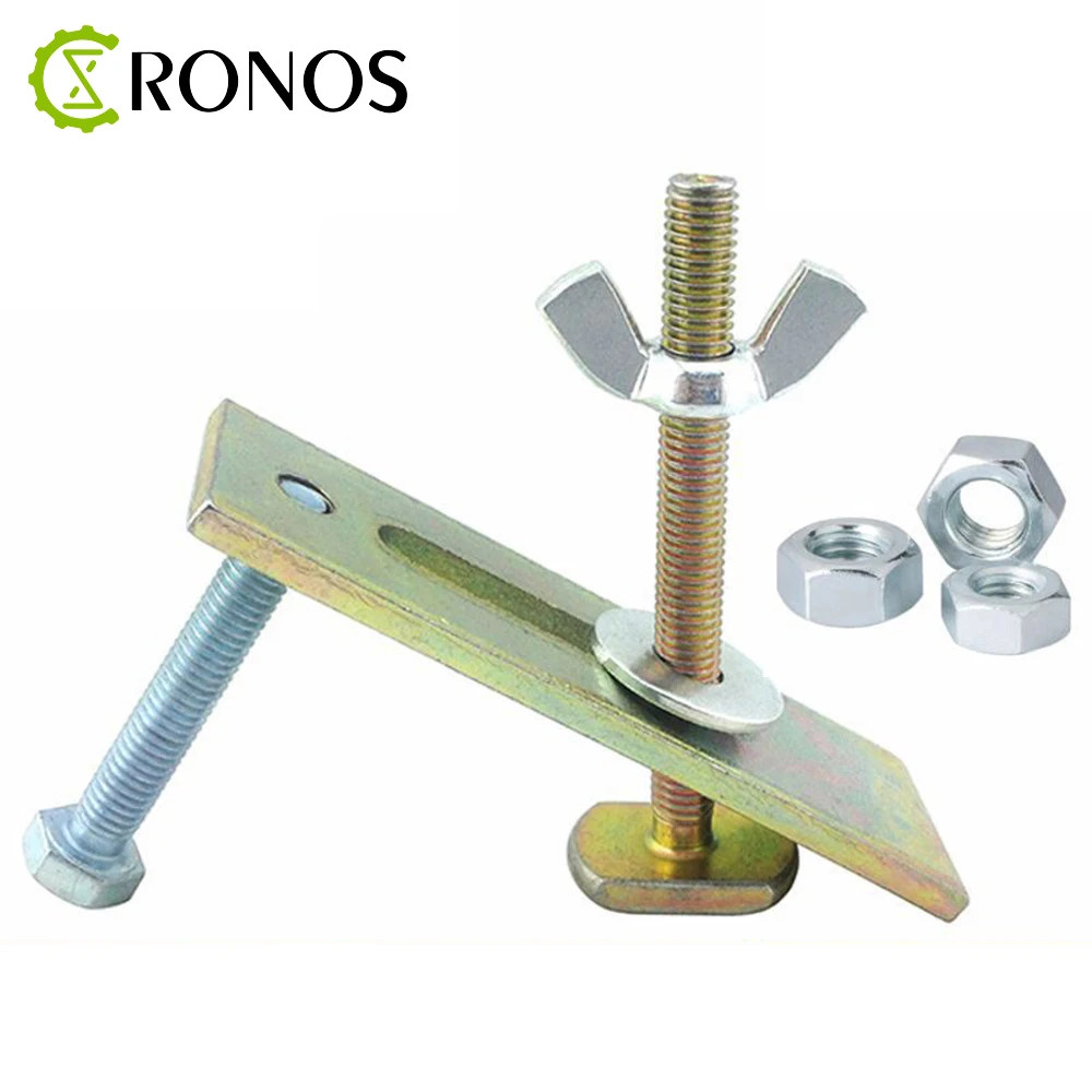 

4Pcs/Set 80mm/100mm Plate Sets CNC Engraving Machine Parts Pressure Plate Clamp Fixture For T-slot Working Table