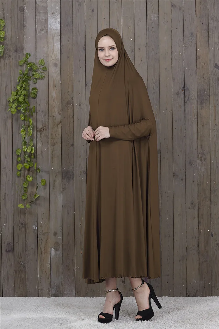 Традиционная мусульманская молитва Рамадан Burquas Niqab Jilbab Арабская женская одежда