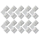 10 шт. 10 мм 4-контактный L-образный угловой разъем для Светодиодный ты 90 градусов для 10 мм 5050 RGB-ленты освещения Угол 90 