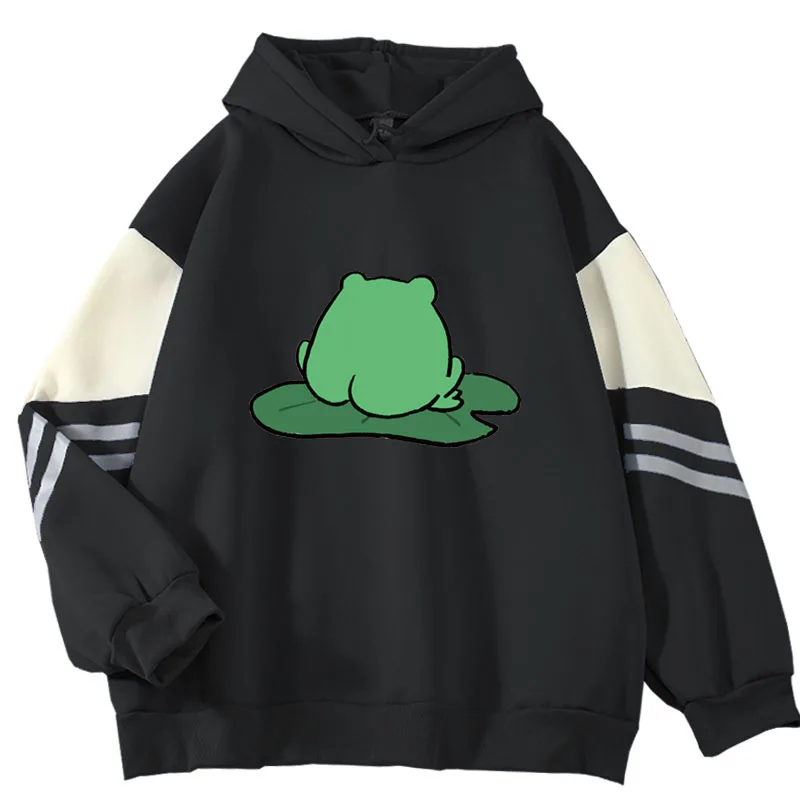 

Women Harajuku Hoodies Vintage Print Sweatshirt Hip Hop Kawaii Oversized Streetwear Loose Casual Clothes Tops Hooded