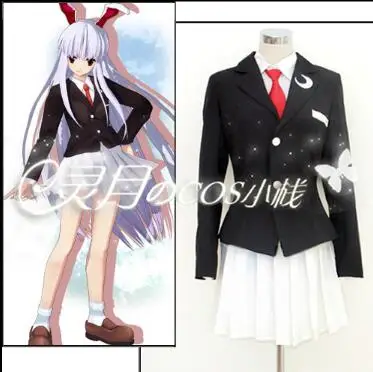 

Touhou Project Reisen Udongein Inaba cosplay costume with hair accessory