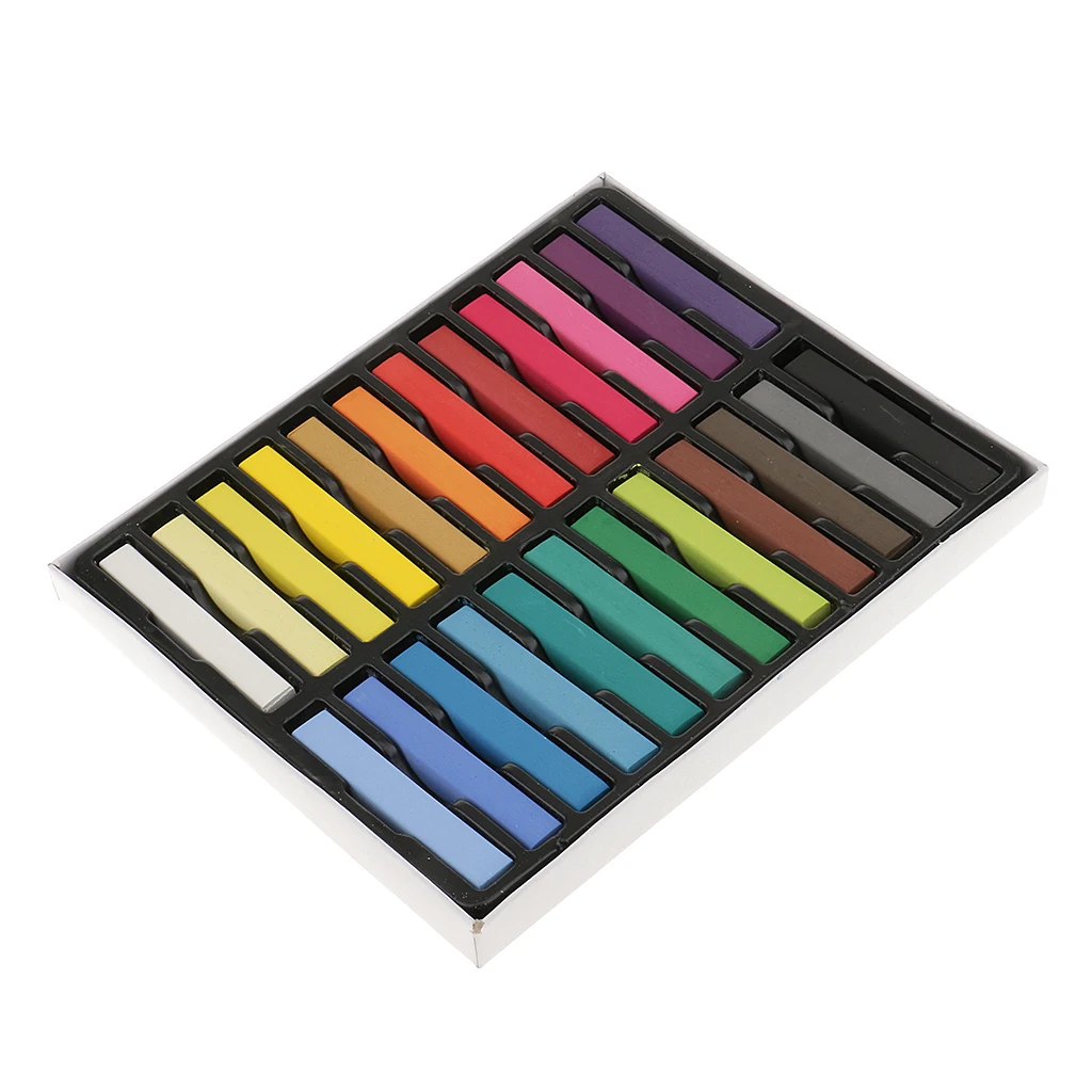 6/12/24 Цвета быстрая Временная Краска для волос Мел Пастель салон легко смыв