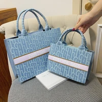 large capacity canvas tote women shoulder bag designer letter womens handbag vintage clutch big shopper bags for women 2021 new
