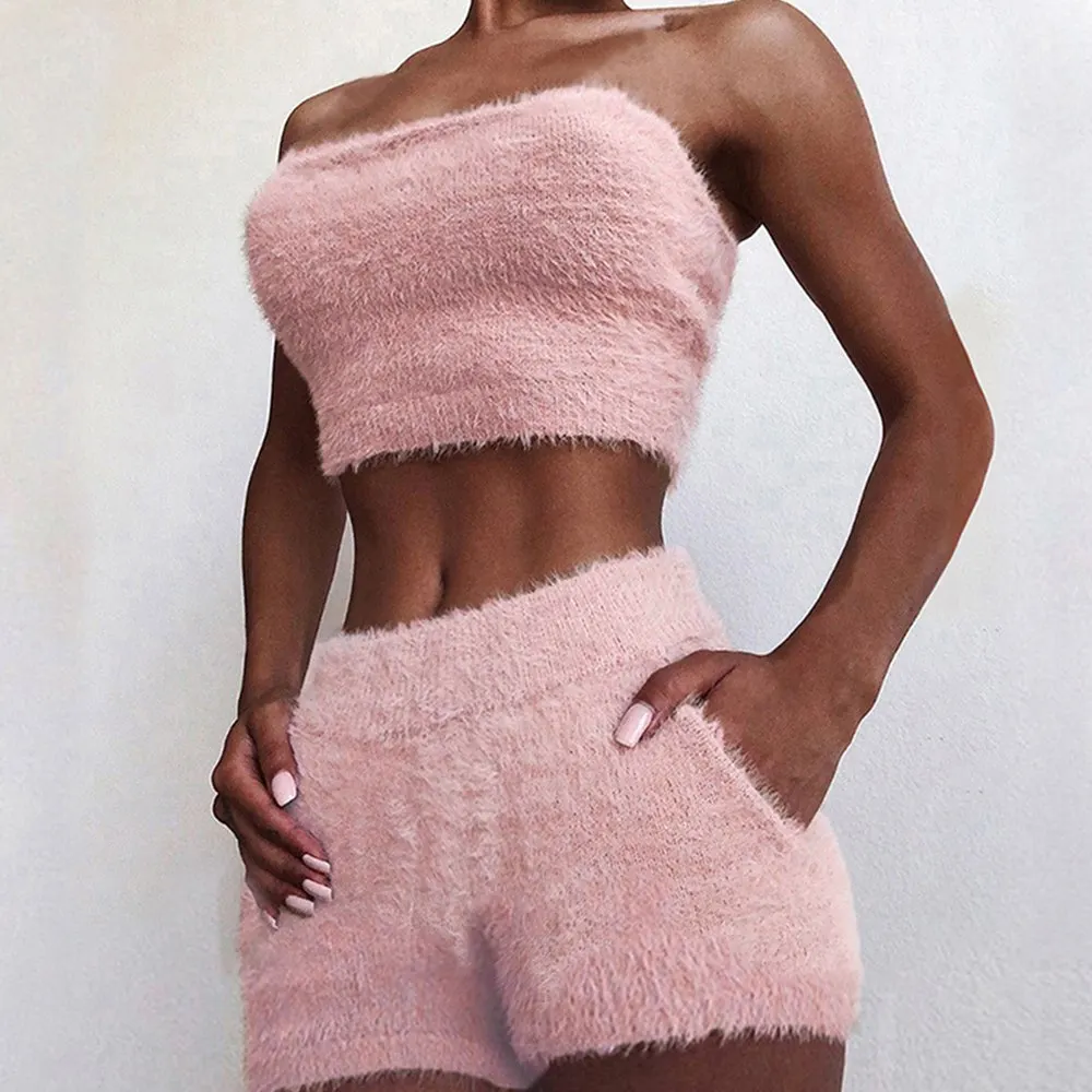 Женский Теплый комплект одежды из 2 предметов на осень и зиму повседневный