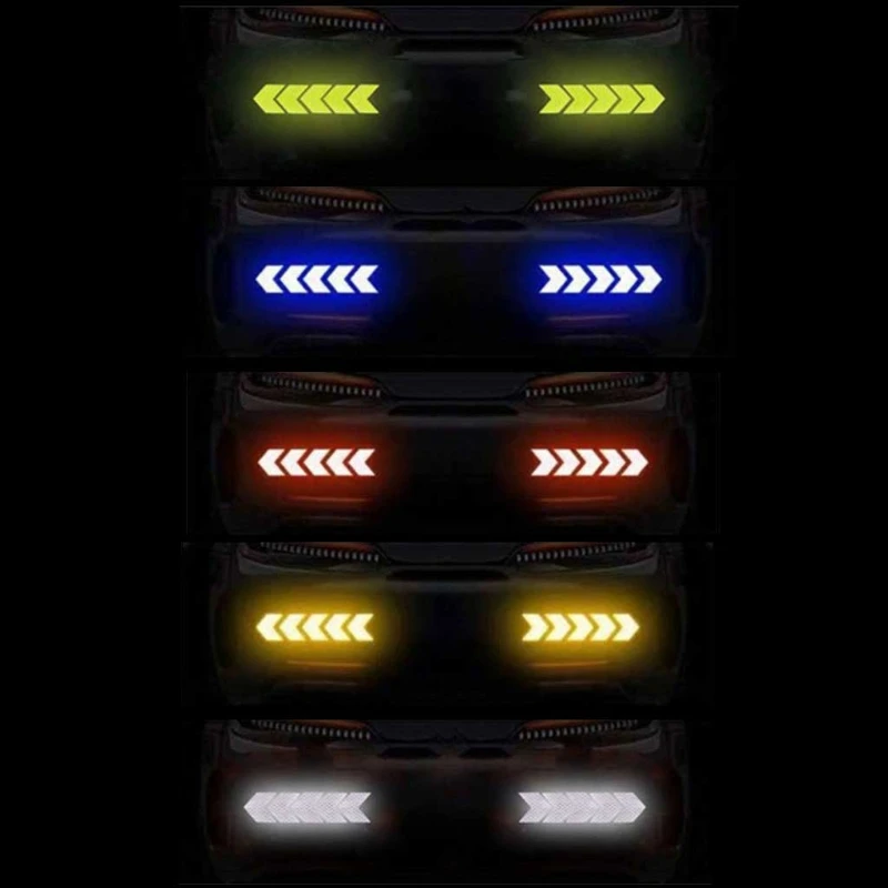 

10 шт., светоотражающие наклейки для автомобиля