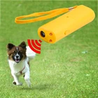 Ультразвуковой Отпугиватель собак, светодиодный ручной Отпугиватель собак, сдерживание лая, дрессировка
