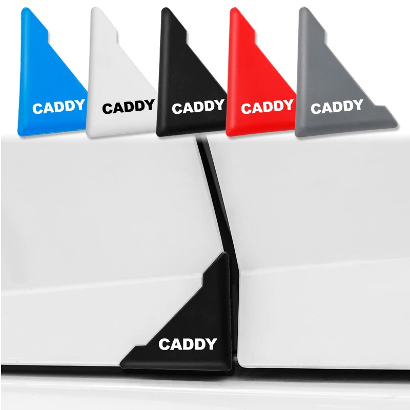 2 шт./набор силиконовые накладки на углы дверей для Volkswagen VW R GOLF Polo Tiguan TOUAREG