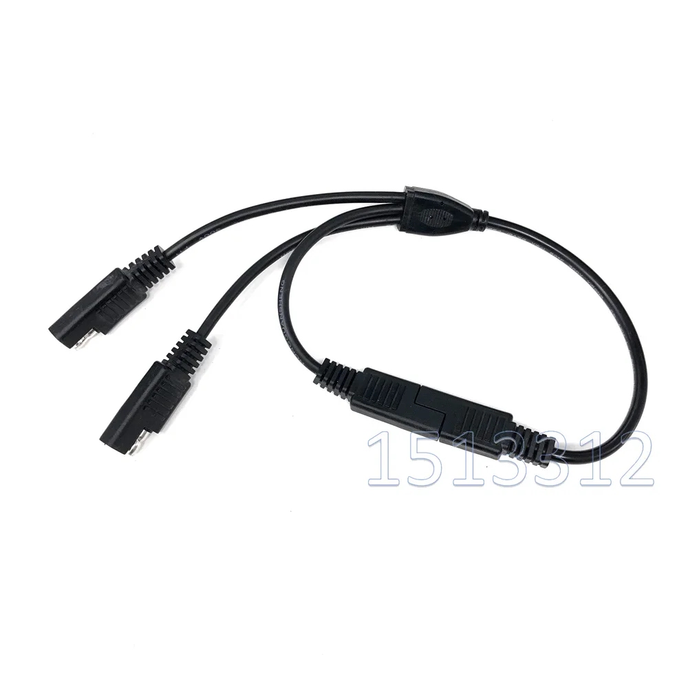 35 см 18AWG SAE удлинитель питания y разветвитель от 1 до 3 коннектор 2 контактный