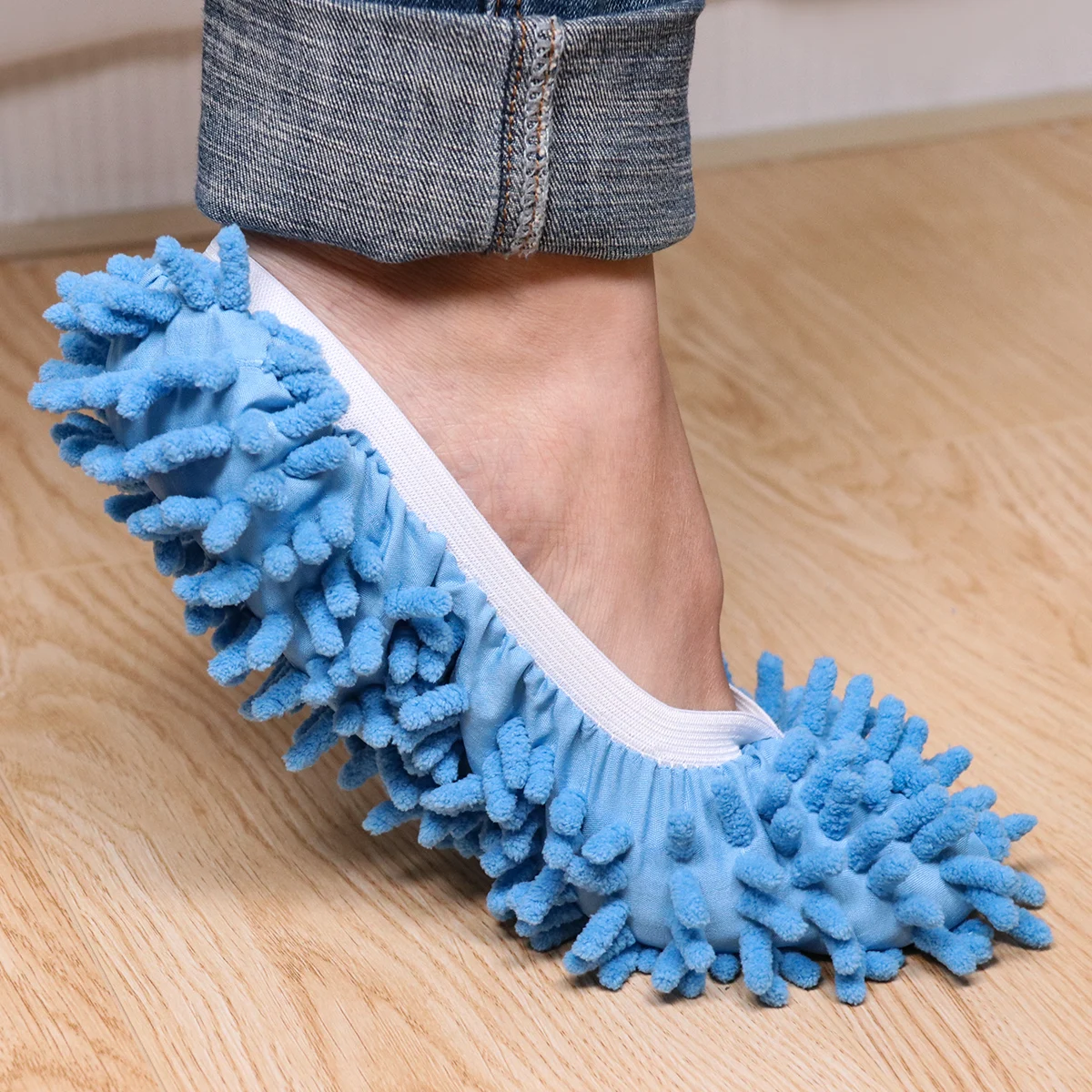 6 шт. многоразовые носки из микрофибры для мытья пола|Метлы и совки| |