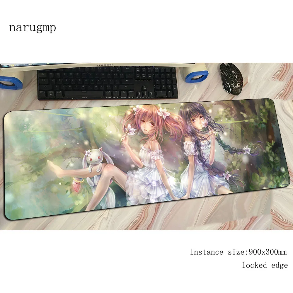 Коврик для мыши Homura Akemi Персональный Игровой в виде нетбука большой коврик из