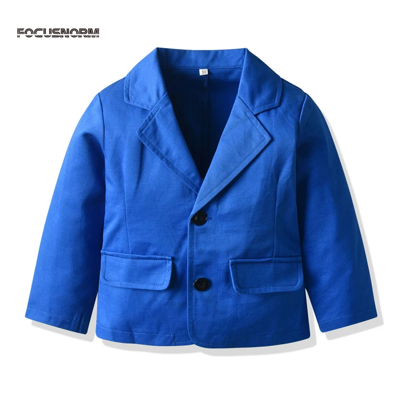 FOCUSNORM/От 2 до 8 лет для мальчиков Сезон осень Блейзер в джентльменском стиле