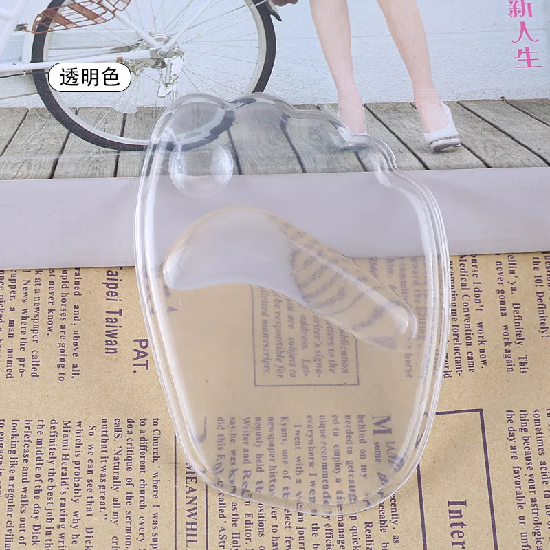 2 шт. стельки из силикона и геля для обуви на высоком каблуке противоскользящие