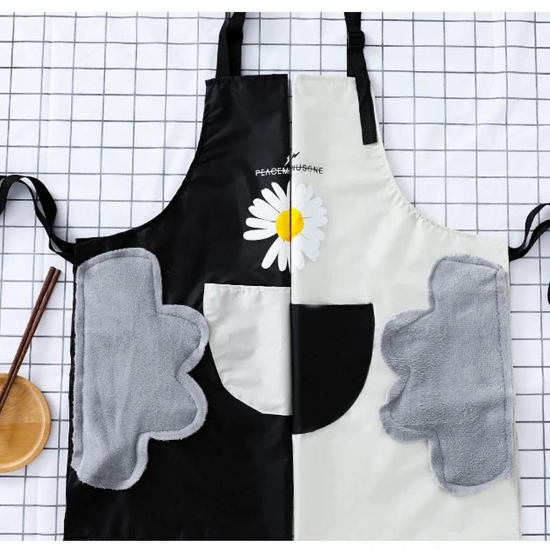 Домашняя кухня полиэстер водонепроницаемый и маслостойкий фартук