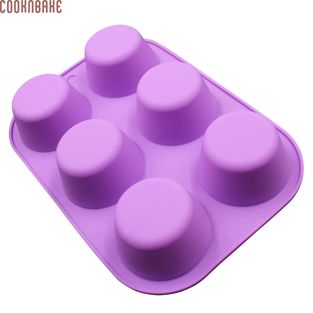 Силиконовая форма COOKNBAKE для кексов маленькая Форма круглая силиконовая