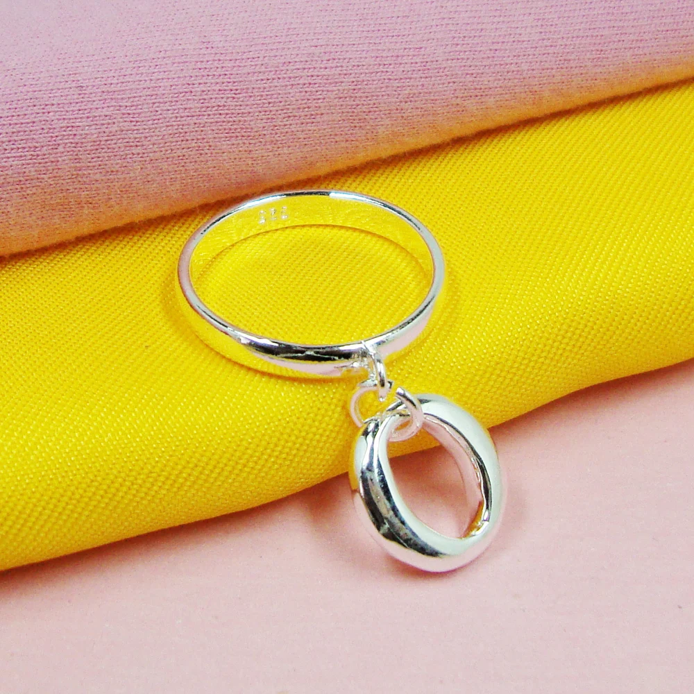 Женские кольца простого дизайна тонкие геометрические круглые обручальное