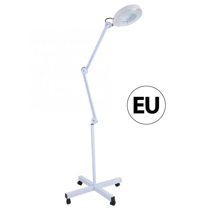 Подставка косметический макияж 5xувеличительный светильник LED лупа напольный